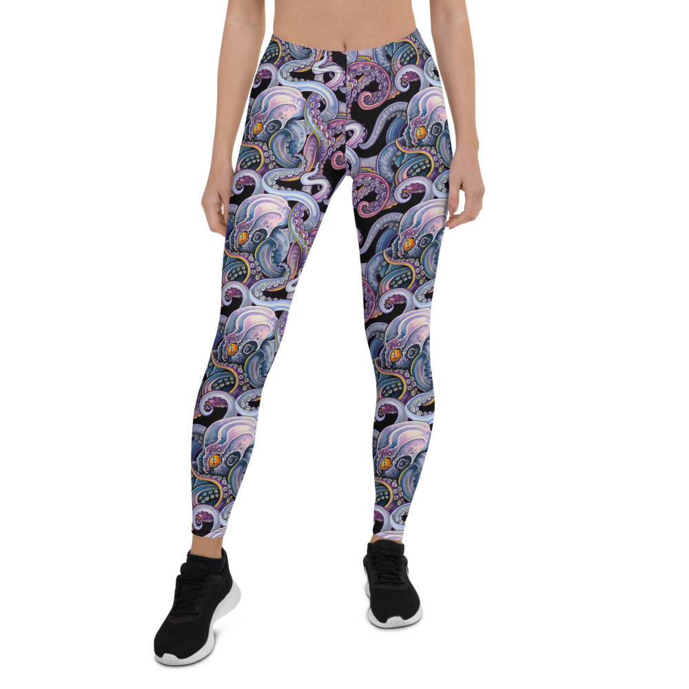 Giant Octopus Leggings - Satyr Moon Style