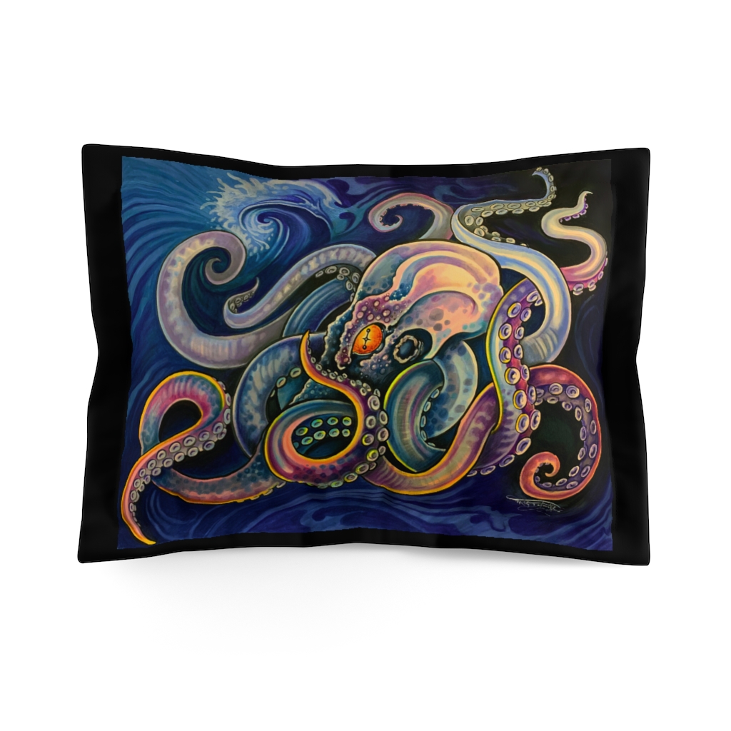 giant crochet octopus pillow