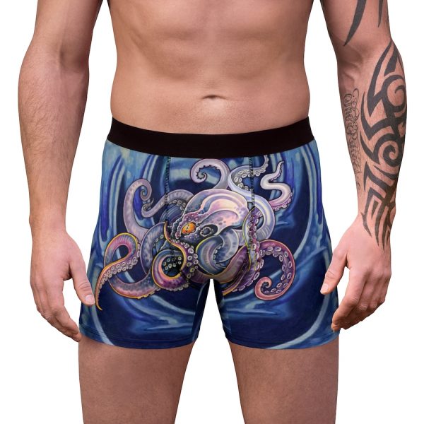 Giant Octopus Men's Boxer Briefs - Satyr Moon Style