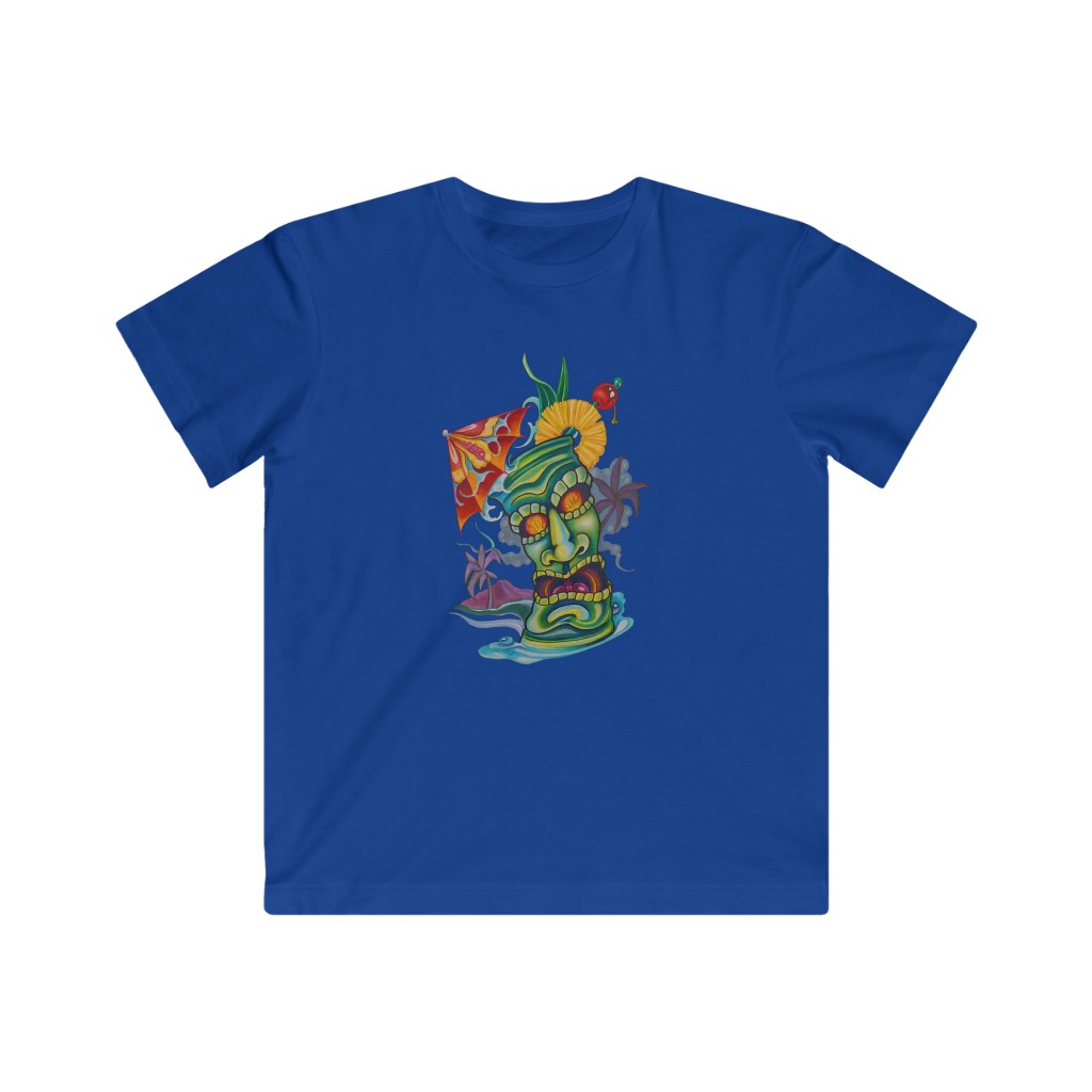 Tiki Punch Kids Fine Jersey Tee - Satyr Moon Style